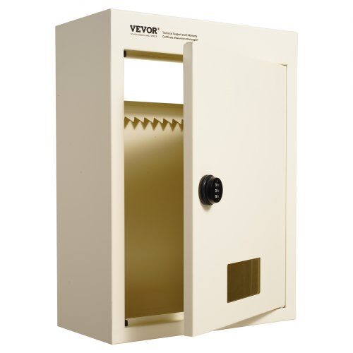 Postlåda, 32x15,8x43 cm, Beige, Stål