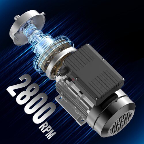 Elektrisk motor, 330x175x240 mm, 1.1KW, enfaset, stål