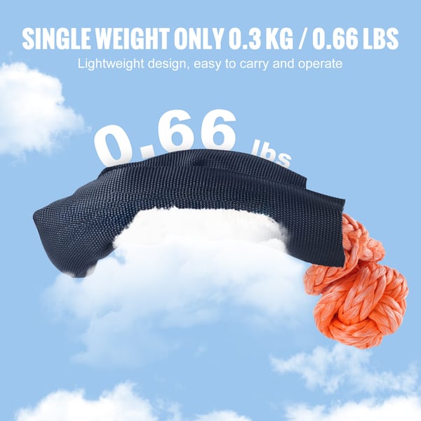 Recovery Rope, Pehmeä Sakkeli Synteettinen, 1.3x56 cm, Oranssi