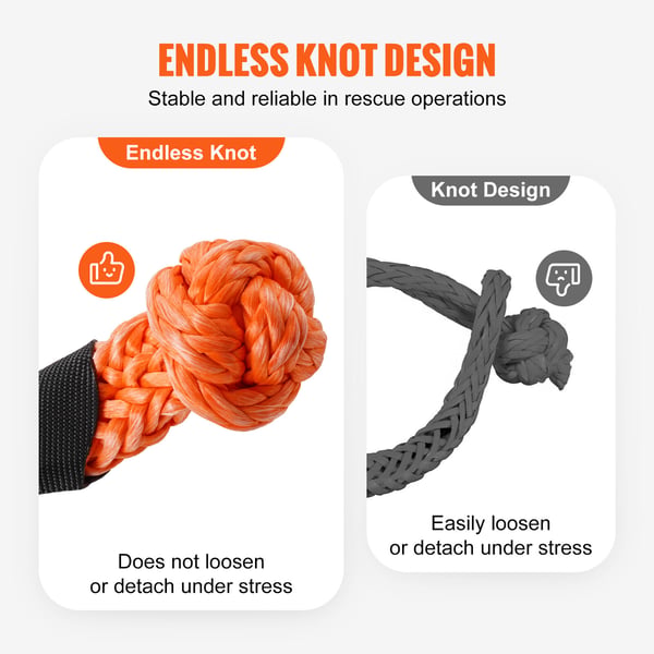 Recovery Rope, Pehmeä Sakkeli Synteettinen, 1.3x56 cm, Oranssi