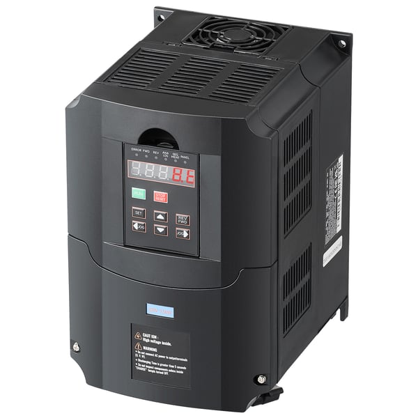 Taajuusmuuttaja, 7.5KW 10HP, 21.9x14.9x17.8 cm, Nopeudensäätö