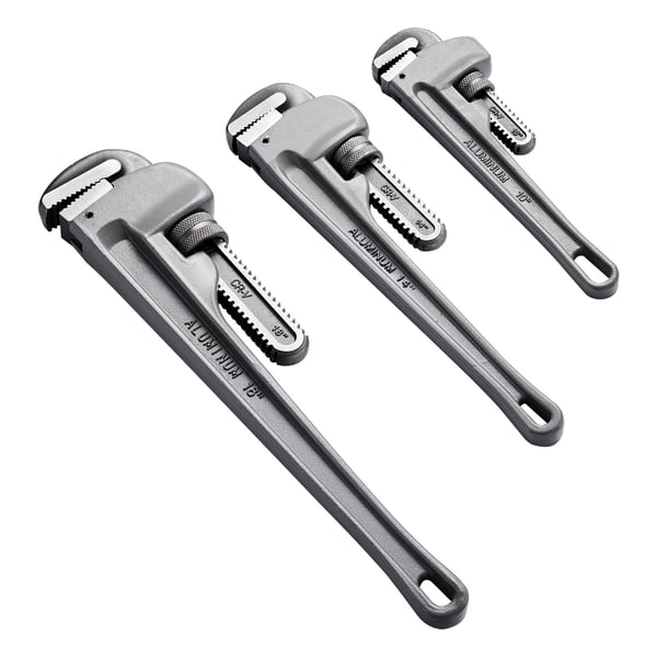 Rørtangssæt, 25.4x381 mm 35.6x457.2 mm 45.7x457.2 mm, Justerbar, Aluminium