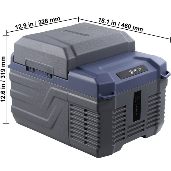 Auton jääkaappi, 12 L, 46x32,8x31,9 cm, kannettava pakastin