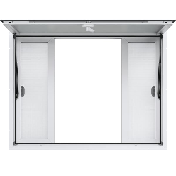 Myyntiluukku 122x91.4 cm alumiini