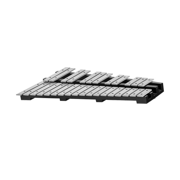 Glockenspiel xylofon, 57x32,5x5 cm, slagtøjsinstrument sæt, aluminium træ