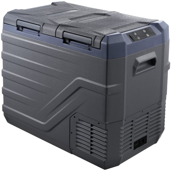 Bilkylar, 40 L dubbelzon portabel frys, 61,8x37,6x51,4 cm, justerbar, förvaring