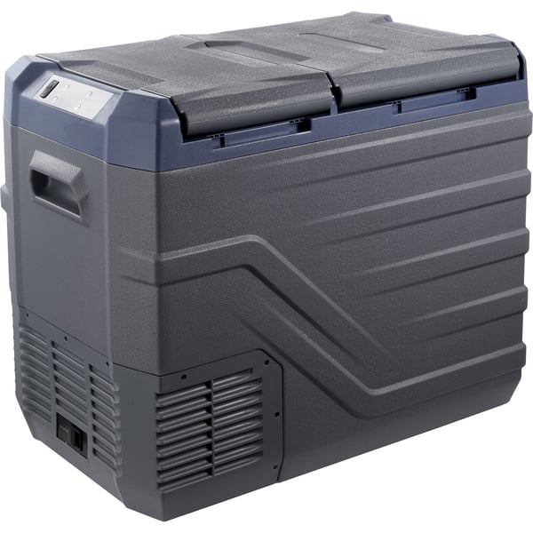 Bilkylar, 40 L dubbelzon portabel frys, 61,8x37,6x51,4 cm, justerbar, förvaring