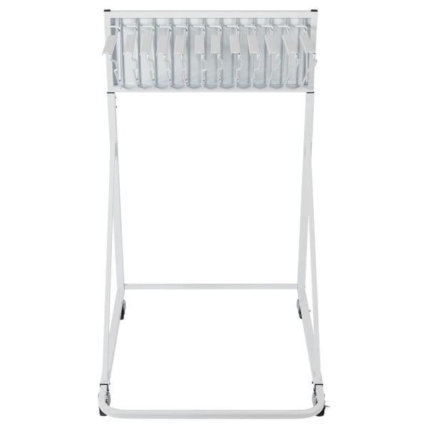 Blueprint Förvaringsställ, Justerbar Höjd & Bredd, 1120x670x1560 mm, Vit, Metall