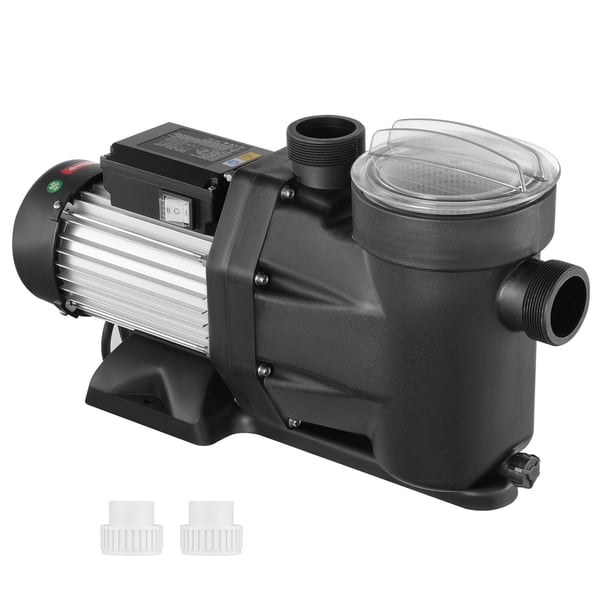 Poolpumpe, 2 HK dobbelt hastighed til overjordisk, energibesparende, 220V-240V, kraftfuld