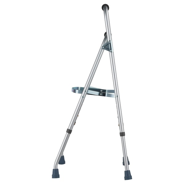 Kävelytuki, Taitettava Hemi-kävelytuki, 38x32.5x77-88.9 cm, Säädettävä korkeus, Alumiini