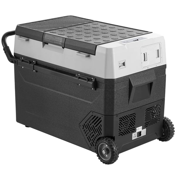 Auton jääkaappi, 60 L, 82.5x46.5x53.4 cm, kannettava, säädettävä lämpötila, kompressorikylmälaite