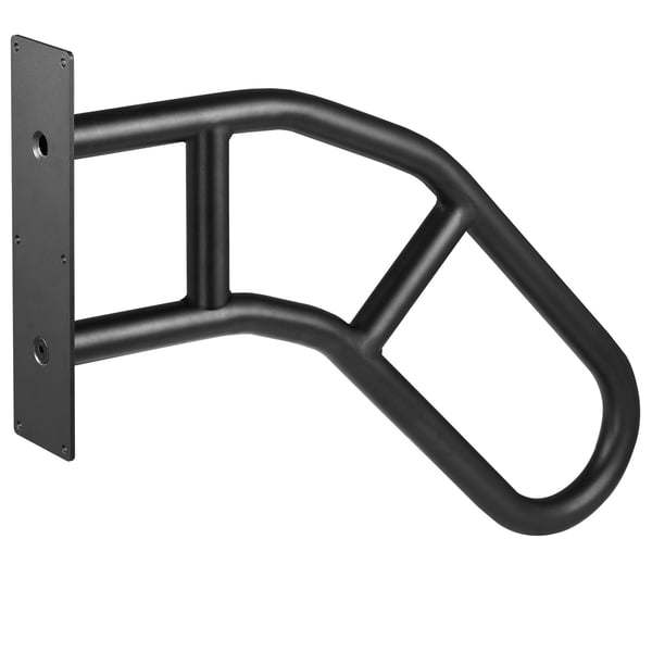 Handräcke, 57.5x8x45 cm, Svart, Kolfiberstål