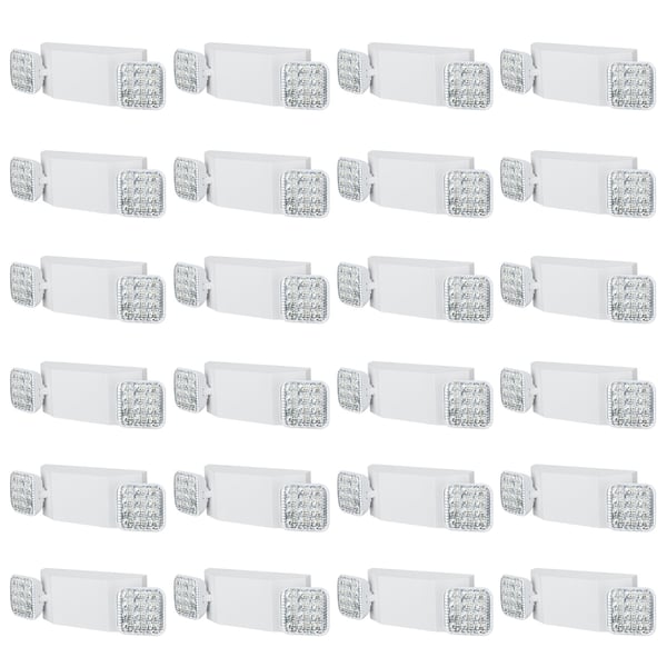 Hätävalo, 24 kpl LED-hätäpoistumisvalaisin, 31x10x10,5 cm, valkoinen