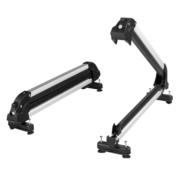 Skid- och snowboardtakräcke, 80.5x6.5x12 cm, Svart, Aluminium