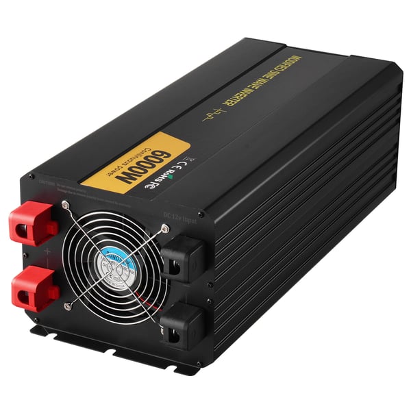 Virtamuunnin, 6000W, 51.5x20.5x16.2 cm, LCD-näyttö, alumiiniseos