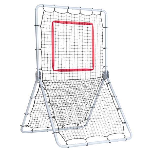 Baseball- ja softball-palautusverkko, 106.7x182.9 cm, säädettävät kulmat, teräs