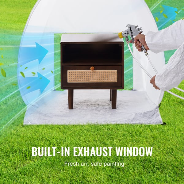 Spraymalingstelt, 101,6x88,9x101,6 cm, Bærbar, Pop-up, Polyester