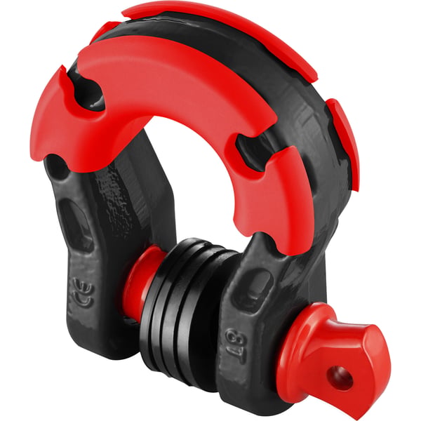 D-ring schakel 19 mm med 22,2 mm skruvstift svart stål