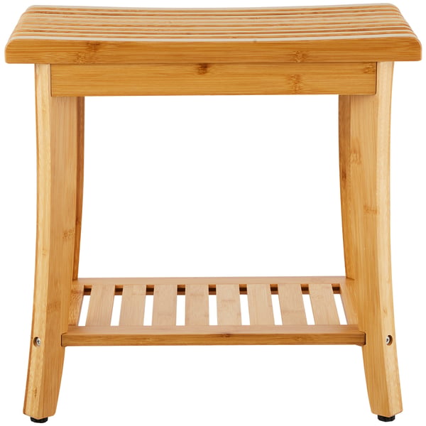 Brusebænk, 48.5x28.7x46.5 cm, Natur, Bambus