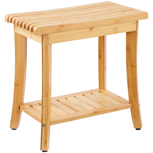 Brusebænk, 48.5x28.7x46.5 cm, Natur, Bambus