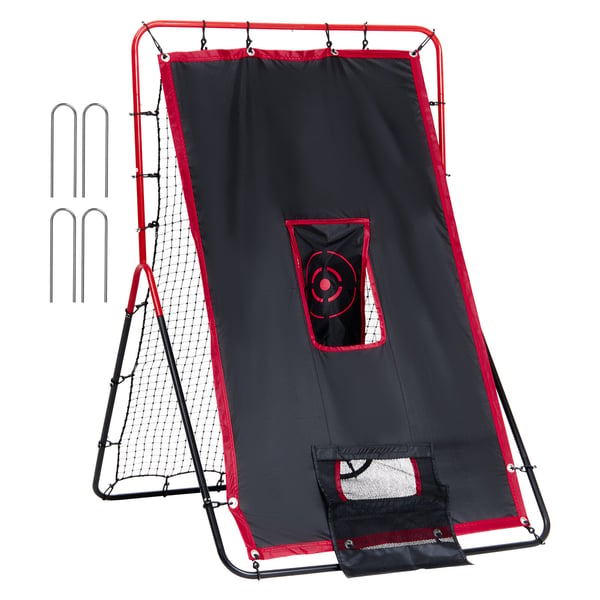 Baseball og softball rebounder net, 92x139x116 cm, stål