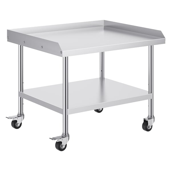 Arbejdsbord, 76,2x91,4 cm, rustfrit stål, kommercielt madlavningsbord