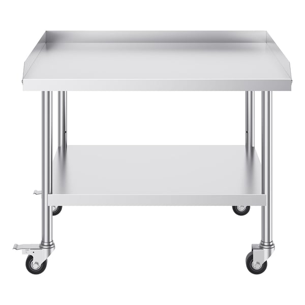 Arbejdsbord, 76,2x91,4 cm, rustfrit stål, kommercielt madlavningsbord