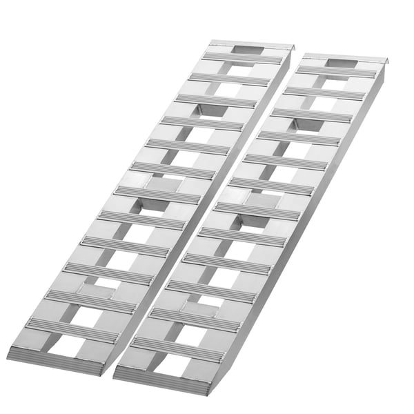 Lastningsramper, 182,9x38,1 cm, Aluminium, Extra kraftig