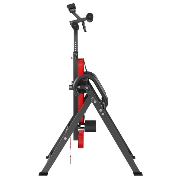 Inversionstabel, 136 kg kapacitet, rød, styrketræningsudstyr