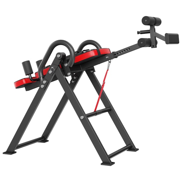 Inversionstabel, 136 kg kapacitet, rød, styrketræningsudstyr