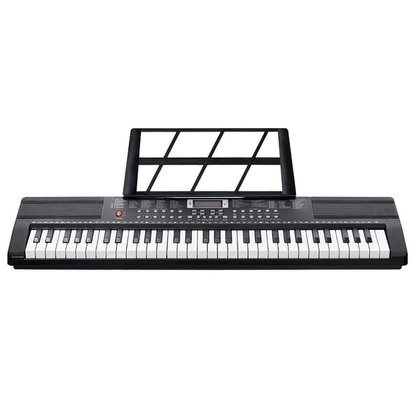 Digitalt keyboardklaver, 61 tangenter, 85x26x7 cm, bærbart elektrisk klaver