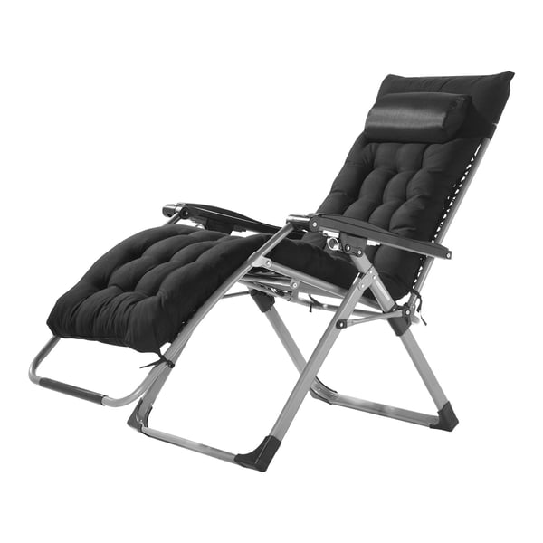 Zero Gravity-stol 86,5x64,5x111 cm svart, Recliner loungestol