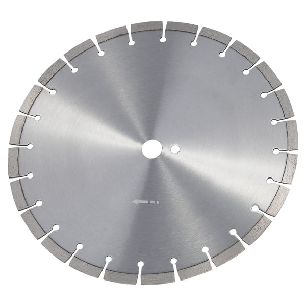 Diamantklinge, 35x35x1,2 cm, Sølv, Til betonskæring