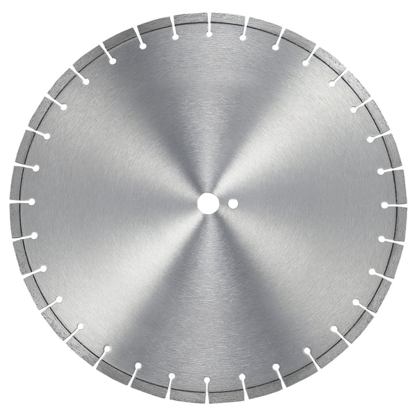 Diamantklinge 45x1,2 cm flade tænder, betonskæring, metal