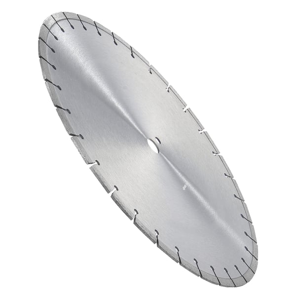 Diamantklinge 45x1,2 cm flade tænder, betonskæring, metal