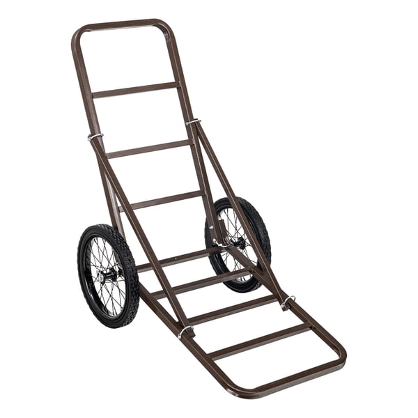 Vagn för jakt, 112x65x105 cm, Fällbar, Stål, Transport