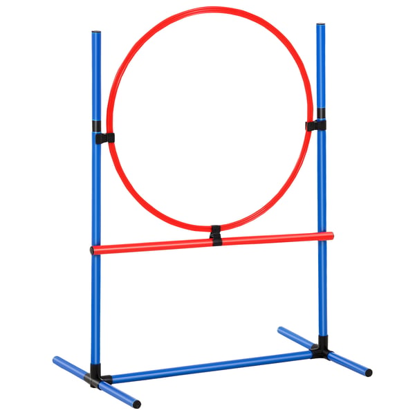 Hund Agility Træningssæt, 7 Dele, 71x299,9x60 cm, Justerbar, PVC