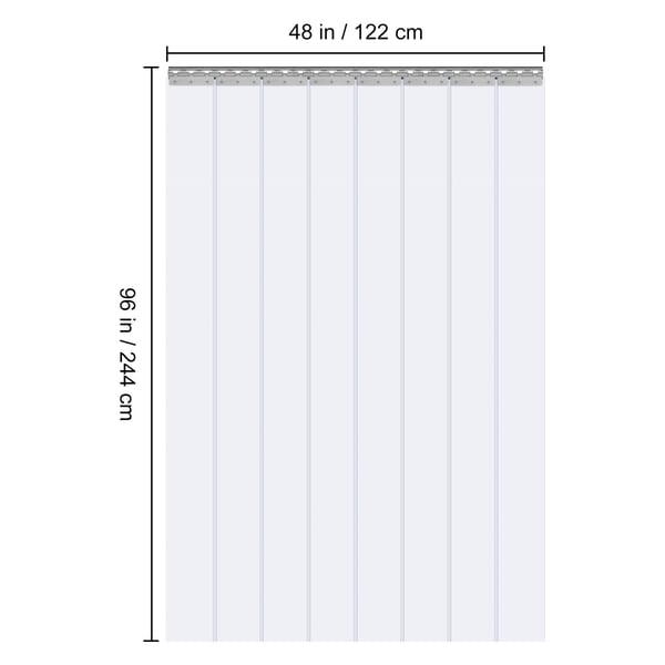 Suikaleovi, 122x244 cm, Kirkas, PVC