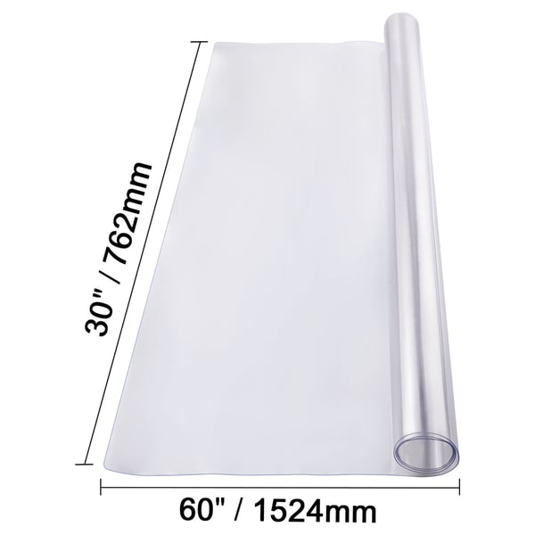 Bordsskydd, 76.2x152.4 cm, Transparent, PVC