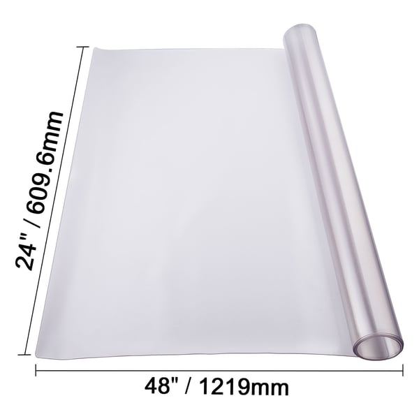 Bordbeskytter, 61x122 cm, Transparent, PVC