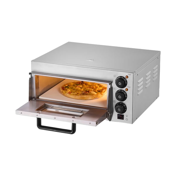 Pizzaovn, 51.5x56x26.7 cm, Elektrisk, Rustfrit stål