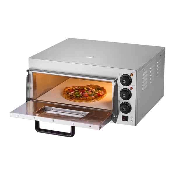 Pizzaovn, 51.5x56x26.7 cm, Elektrisk, Rustfrit stål