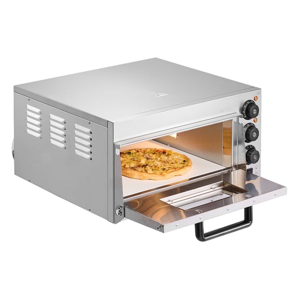 Pizzaovn, 51.5x56x26.7 cm, Elektrisk, Rustfrit stål