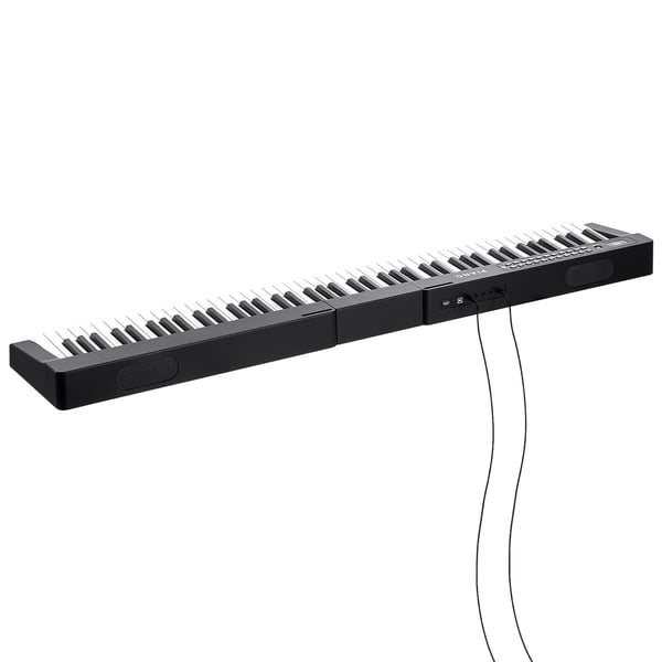 Digitalt klaver, 88-tangenters semi-vægtet keyboard, 128,5x22,5x7,5 cm, bærbar
