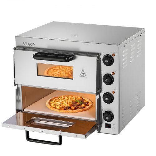 Pizzaovn, 56x47.5x43.3 cm, Elektrisk, Rustfrit stål