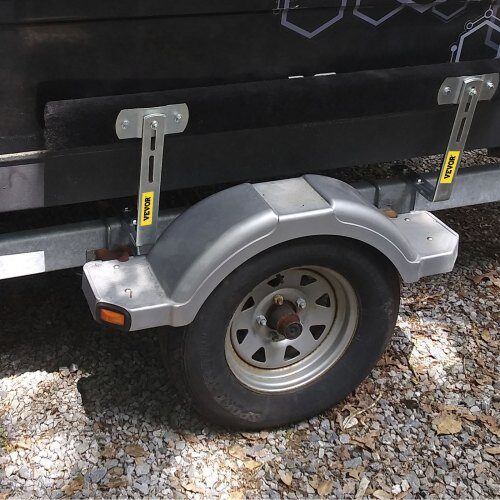 Bådtrailer guide-ons, 121.9x22x40 cm, stål
