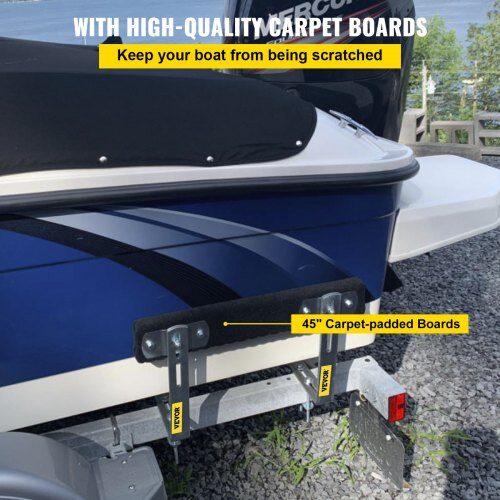 Bådtrailer guide-ons, 121.9x22x40 cm, stål