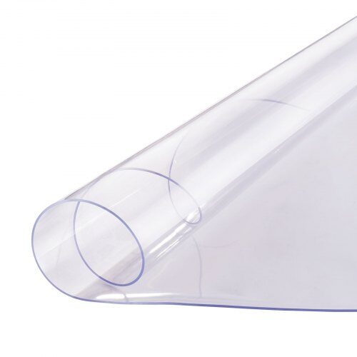 Pöydänsuoja, 106,7x106,7 cm, läpinäkyvä, PVC