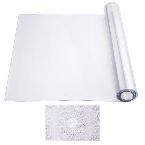 Bordsskydd, 106.7x243.8 cm, Transparent, PVC