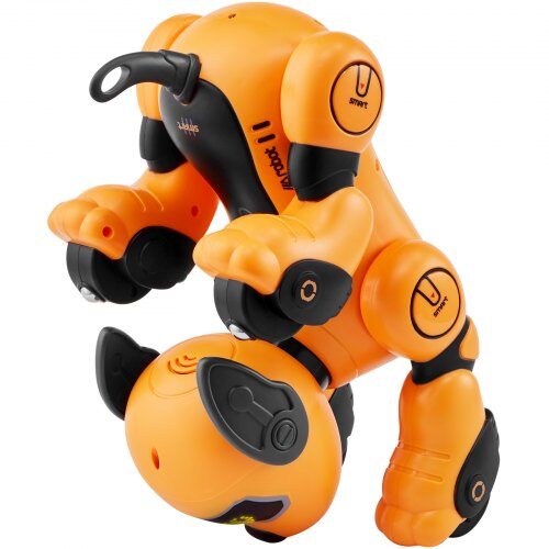 Robot Hund Leksak, 23.5x14.5x24.5 cm, Orange, Interaktiv Leksak
